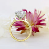 18ct & Platinum Certified Brilliant Cut Lab Grown Diamond Solitaire Ring 3.00ct