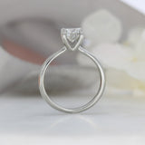 Platinum Certified Lab Grown Diamond Solitaire Ring 1.03ct E VS1