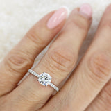 Certified Platinum Natural Diamond Solitaire Ring 1.15ct I SI2