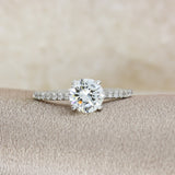 Certified Platinum Natural Diamond Solitaire Ring 1.15ct I SI2