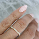 9ct Gold 2mm Claw Set Lab Grown Diamond Eternity Ring 0.70ct