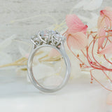 9ct White Gold 3 Stone Certified Laboratory Grown Diamond Ring 2.02ct