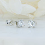 9ct Gold Claw Laboratory Grown Diamond Stud Earrings 0.35ct