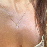 9ct Gold 4 Claw Round Lab Grown Diamond Single Stone Pendant 0.50ct On a 20inch Chain