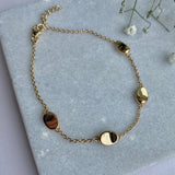 Yellow Polished Oval Pebble Bracelet