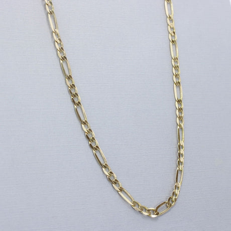 Pre Owned 9ct Yellow Gold 20 Inch Figaro Chain 17.7g