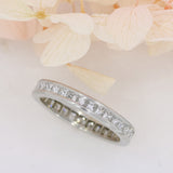 Pre Owned Platinum Channel Set Full Eternity Ring Approx 1.60ct