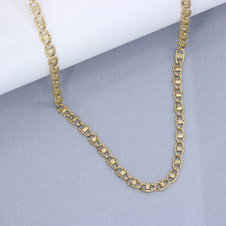 Pre Owned 9ct Yellow Gold 21" Fancy Anchor Link Chain