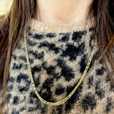 Pre Owned 9ct Yellow Gold 24" Fancy Curb Chain