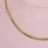Pre Owned 9ct Yellow Gold 24" Fancy Curb Chain
