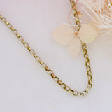 Pre Owned 9ct Yellow Gold 22" Flat Belcher Chain