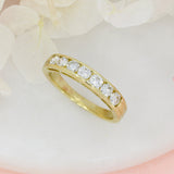 Pre Owned 18ct Gold Channel Set Diamond Eternity Ring Approx 0.70ct