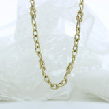 Pre Owned 9ct Yellow Gold 25" Anchor & Knot Link Chain
