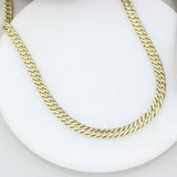 Pre Owned 9ct Yellow Gold 18" Flat Snake Chain