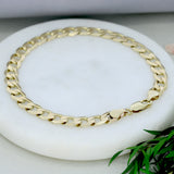 Pre Owned 9ct Yellow Gold Flat Curb Bracelet
