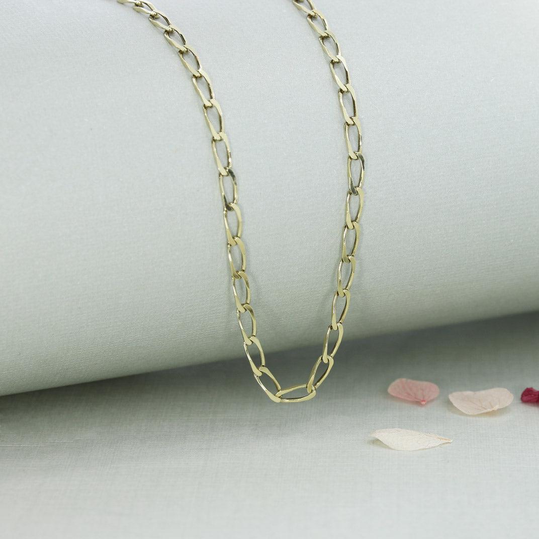 Pre Owned 9ct Yellow Gold 20" Curb Chain