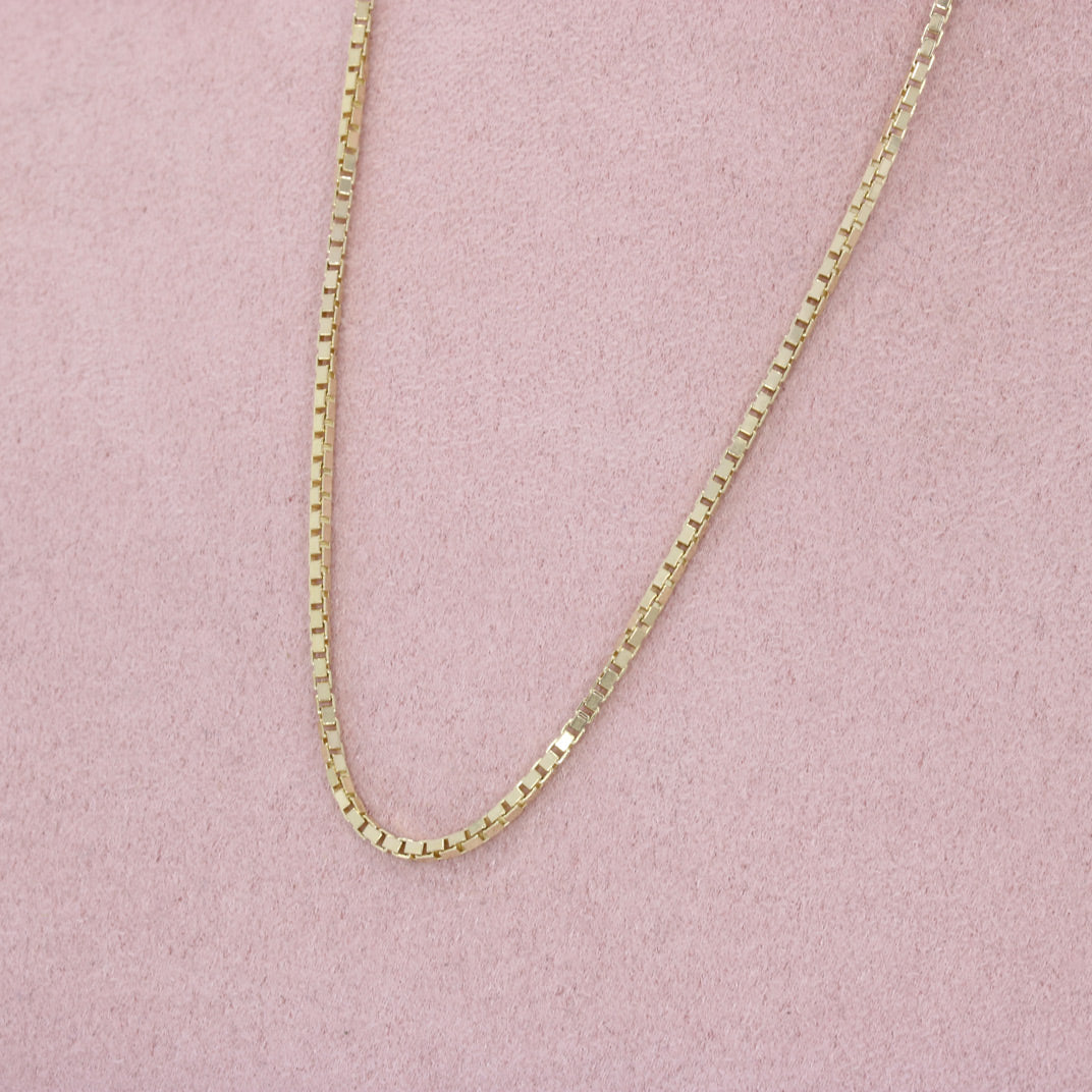 Pre Owned 9ct Yellow Gold 20" Box Chain 5.1g