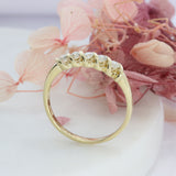 Pre Owned 9ct Yellow Gold Trap Set Diamond Eternity Ring 0.25ct