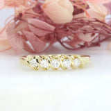 Pre Owned 9ct Yellow Gold Trap Set Diamond Eternity Ring 0.25ct