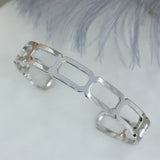 Solid Silver Cuff Bangle