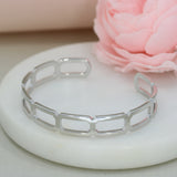 Solid Silver Cuff Bangle