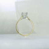 Certified 18ct Gold Brilliant Cut Diamond Solitaire Ring 1.00ct K SI1