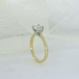 Certified 18ct Gold Brilliant Cut Diamond Solitaire Ring 1.00ct K SI1