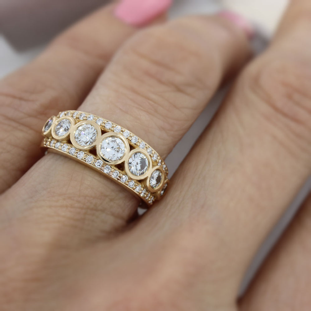 18ct Rose Gold Diamond Dress Ring 1.29ct Paul David Jewellery Limited 18ct Rose Gold Diamond Dress Ring 1.29ct Paul David Jewellery Limited