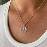 Silver and CZ Tree Of Life Pendant