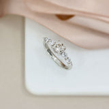 Pre Owned Platinum Diamond Five Stone Ring 1.57ct