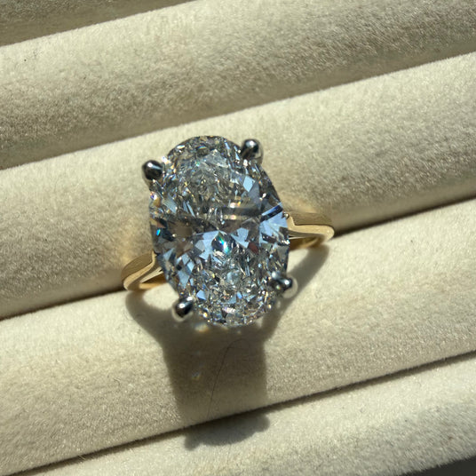 Special Order 18ct Yellow Gold 3.01ct IGI Certified Lab Grown Diamond Solitaire Ring