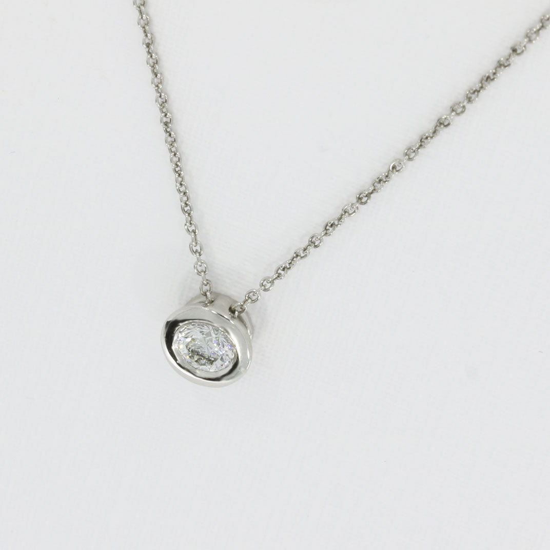 Platinum Solitaire Slider Pendant 0.32ct