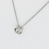 Platinum Solitaire Slider Pendant 0.32ct