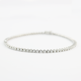 18ct White Gold Tennis Bracelet 3.00ct