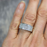 18ct White Gold Fancy Diamond Ring