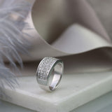 18ct White Gold Fancy Diamond Ring