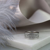 18ct White Gold Fancy Diamond Ring