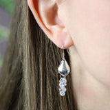 Silver Fancy Drop Earrings