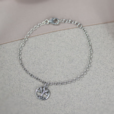 Silver Tree Of Life Bracelet