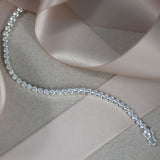 Silver Cubic Zirconia Tennis Bracelet