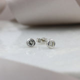 9ct Gold Diamond Solitaire Studs 0.28ct