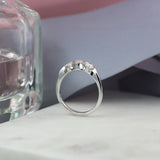 18ct White Gold Three Stone Diamond Ring